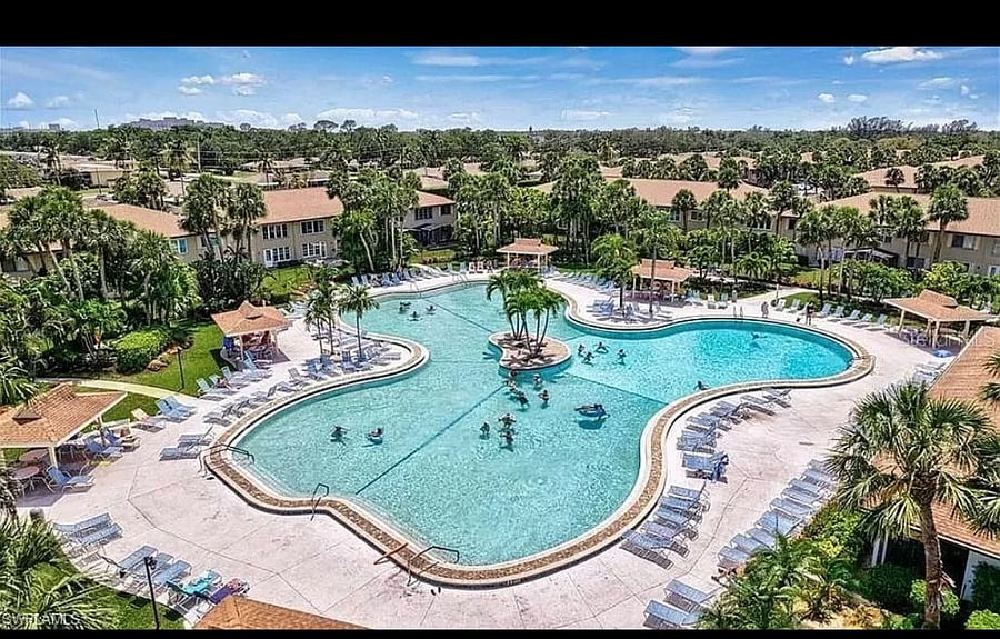Heated pool, clubhouse