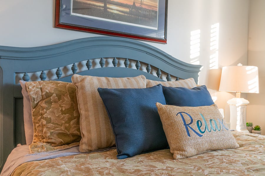 Master bedroom, Queen bed