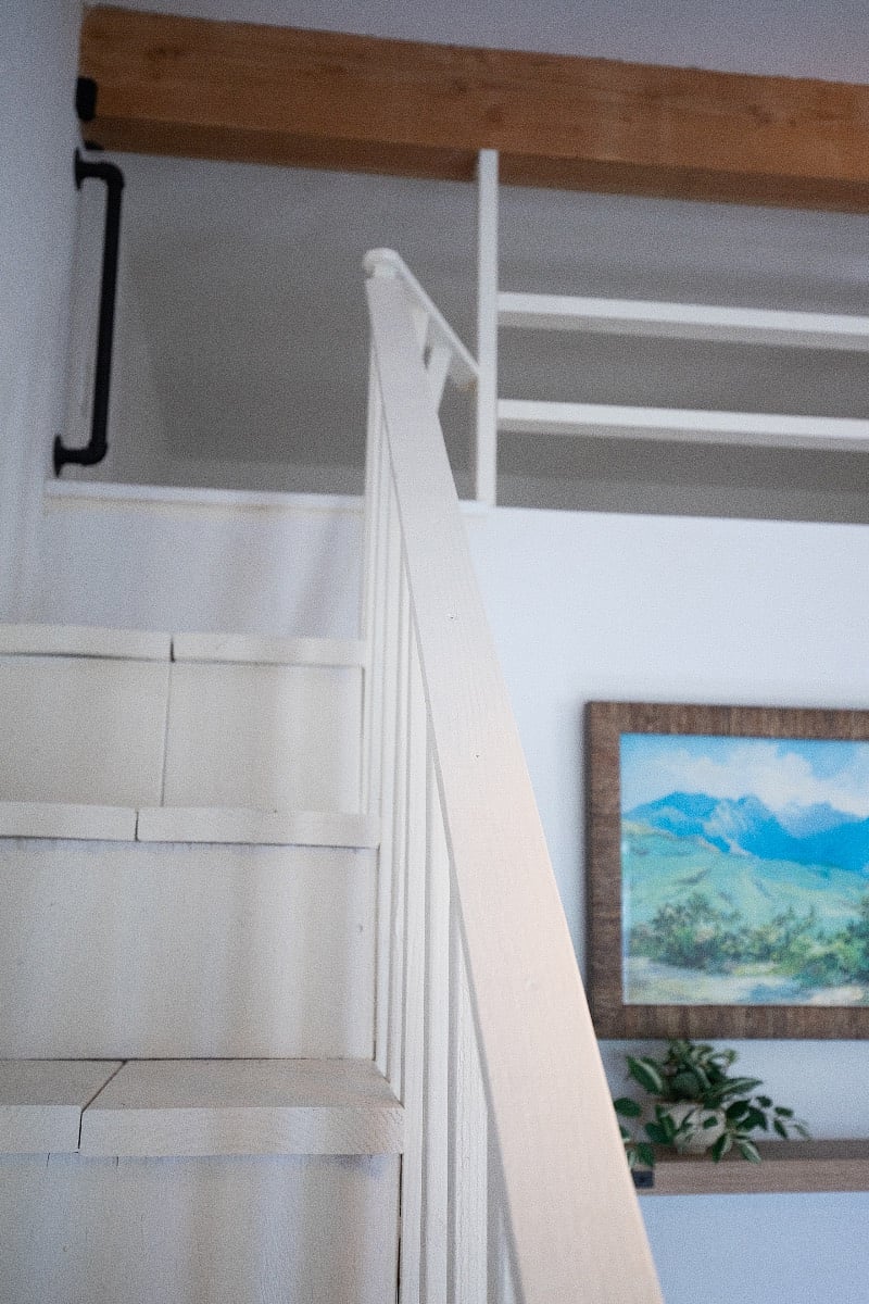 Private lofted storage area