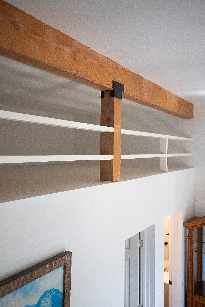 Private lofted storage area