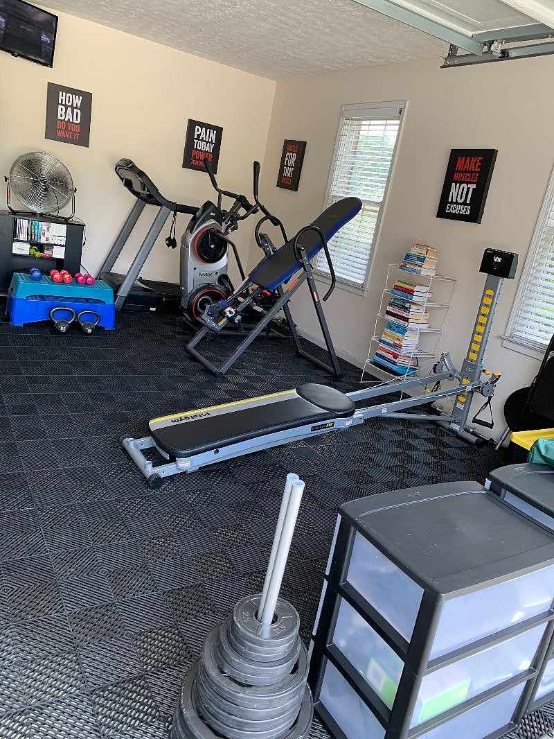 Work out in the gym.  Access to the gym 24hrs 7 days a week