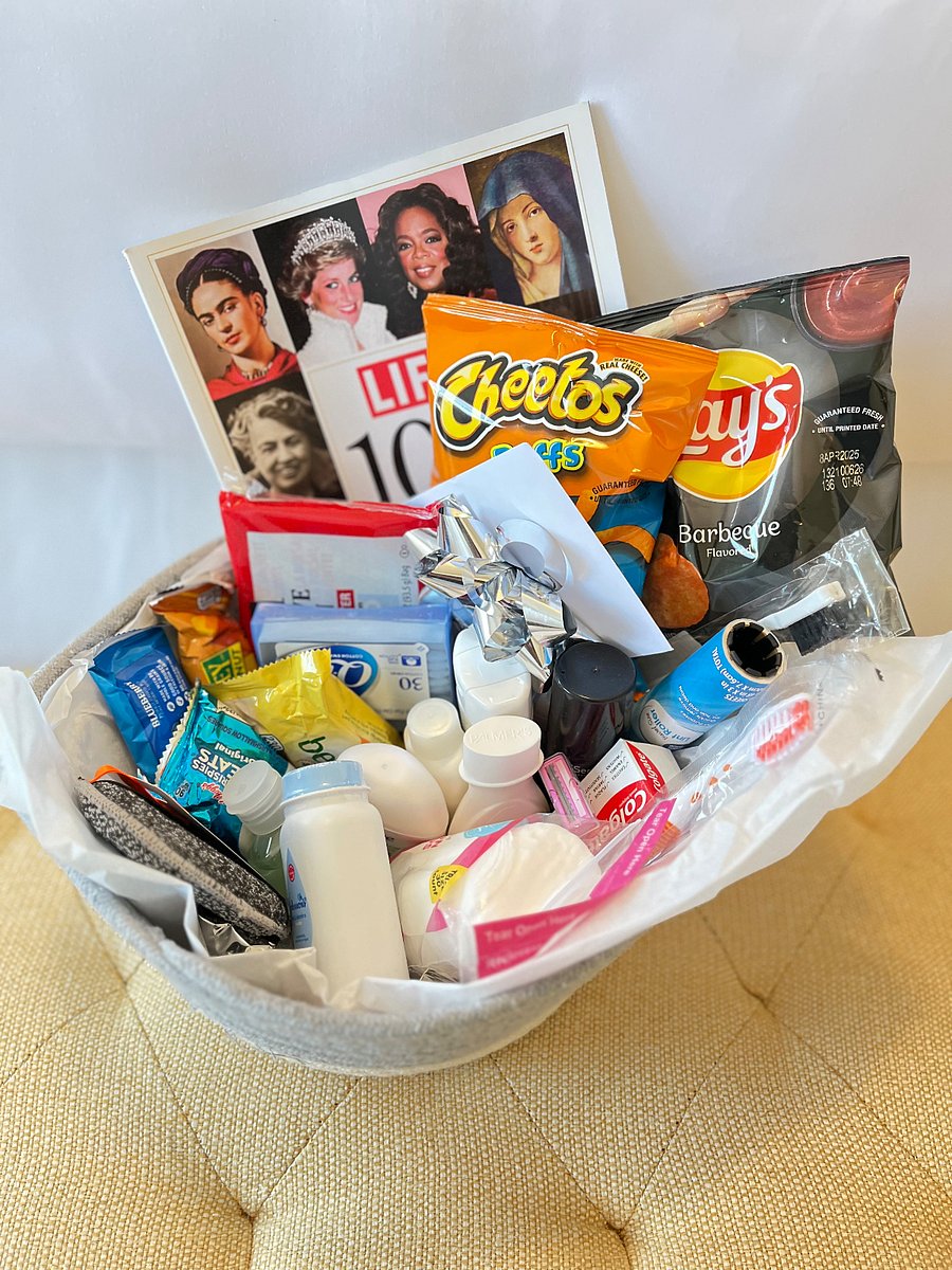 Welcome gift basket