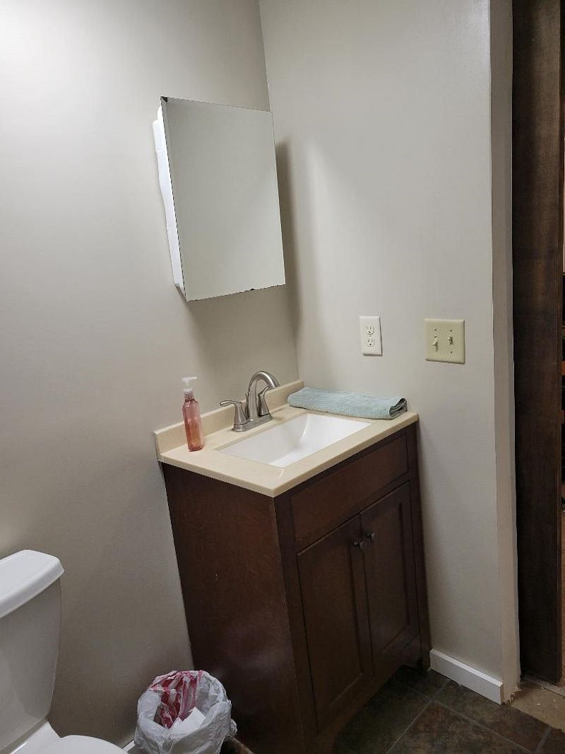 Bathroom Sink & Mirror