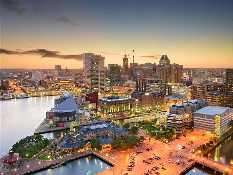 Baltimore aerial view