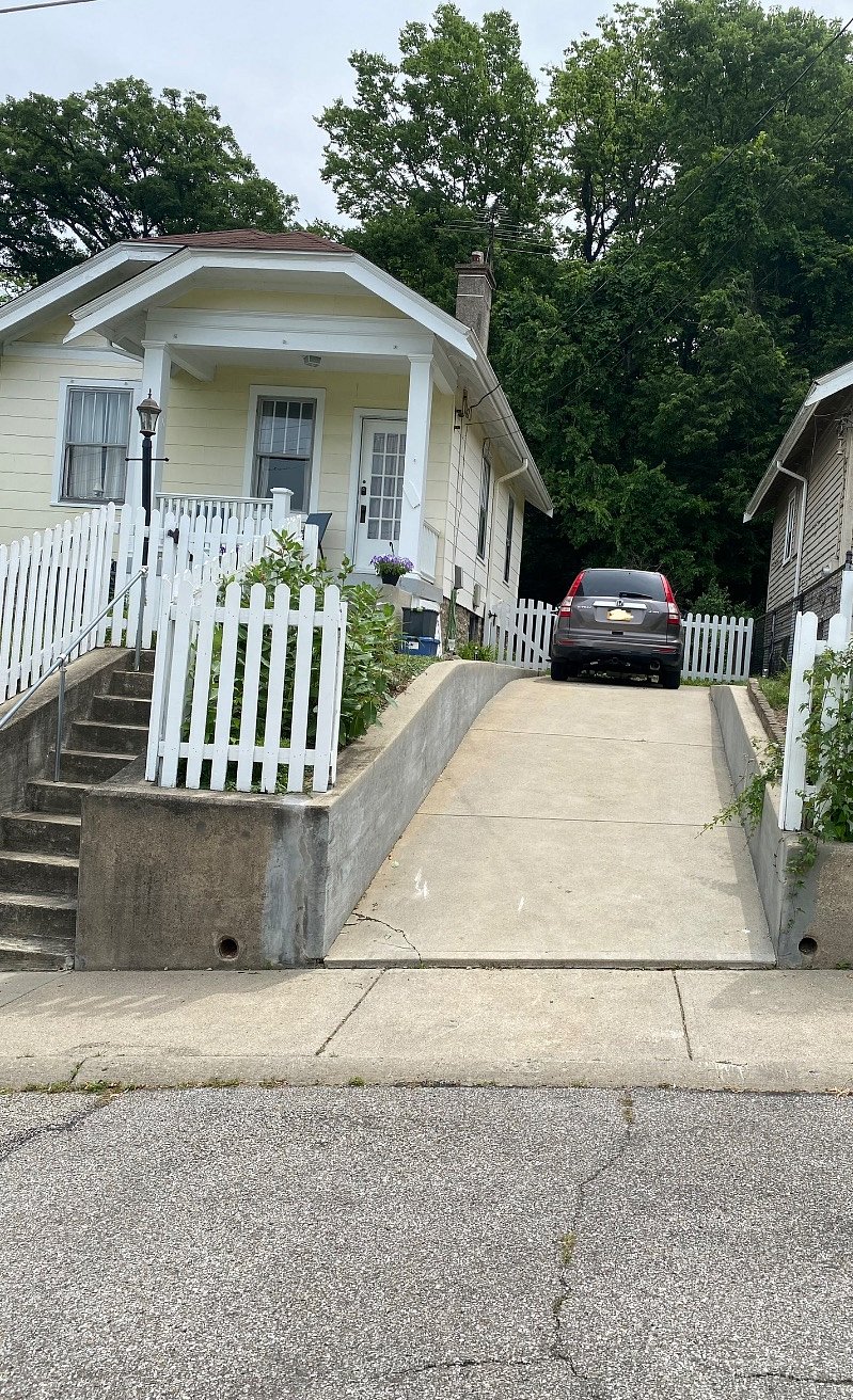 Private driveway.
