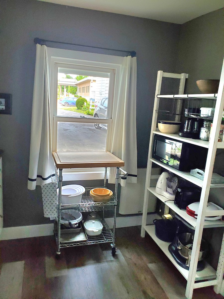 Storage in the kitchen.