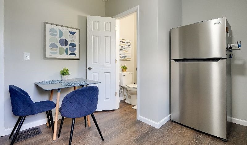 Breakfast Nook with Half Bath
