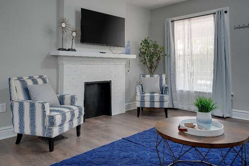 Living Room with Smart TV