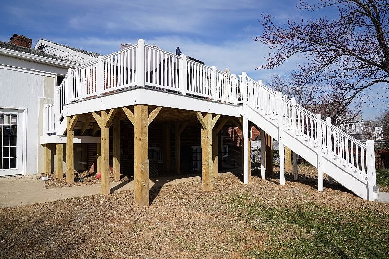 Back Deck/Walkway to Suite Entrance
