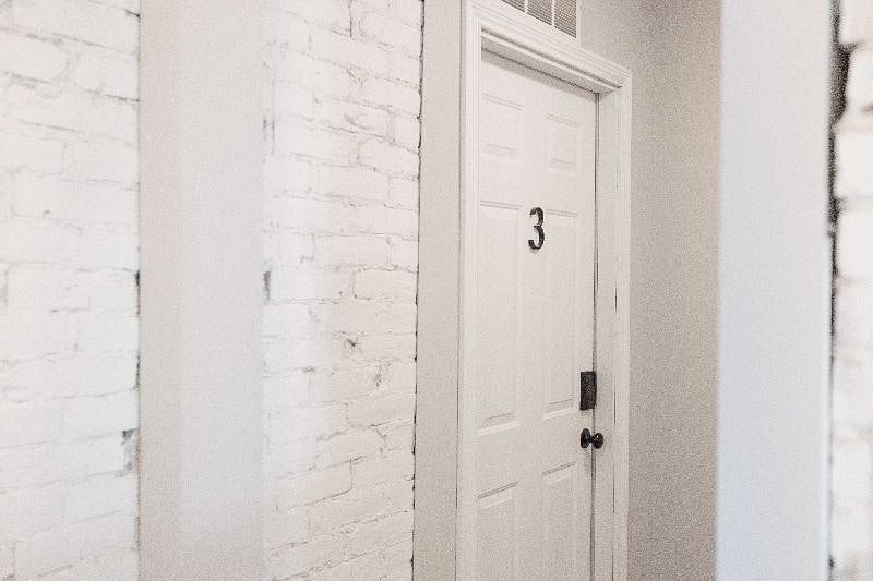 You will enter the unit from the front of the building, walk up 2 flights of stairs and your door will be the 3rd on the left!
