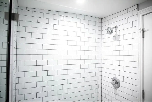 And our shower is spacious with great water pressure!