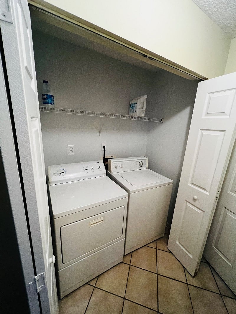 Washer and dryer