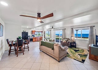 Open concept living area