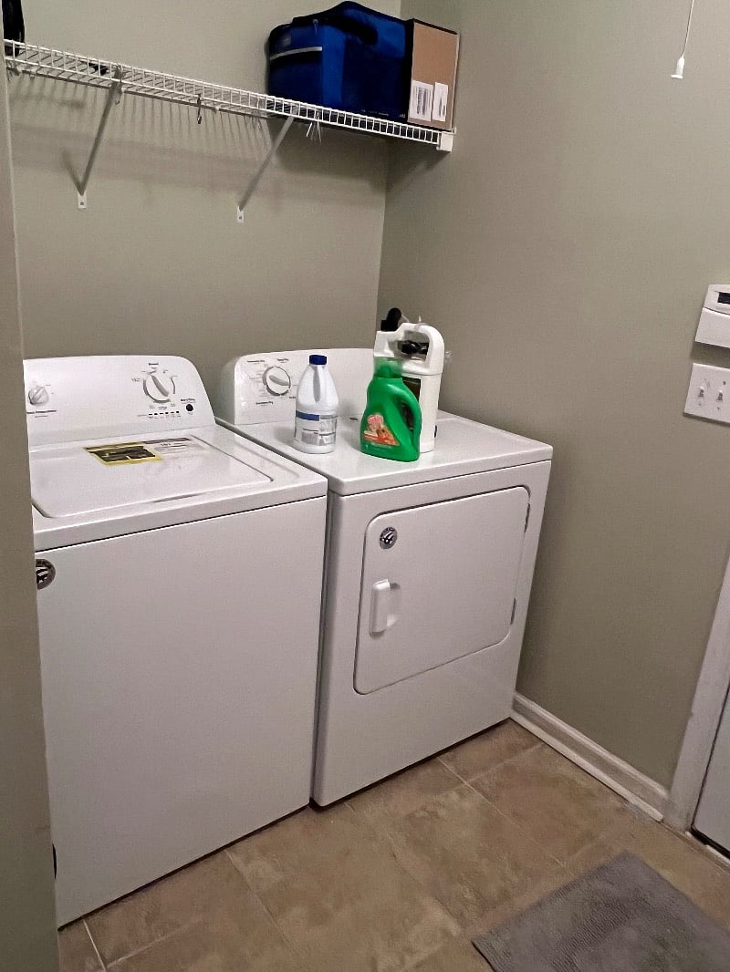 Has a new washer machine