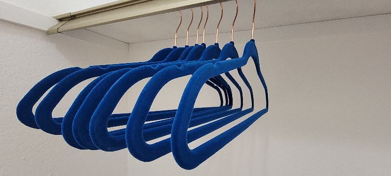 Hangers in Each Bedroom Closet