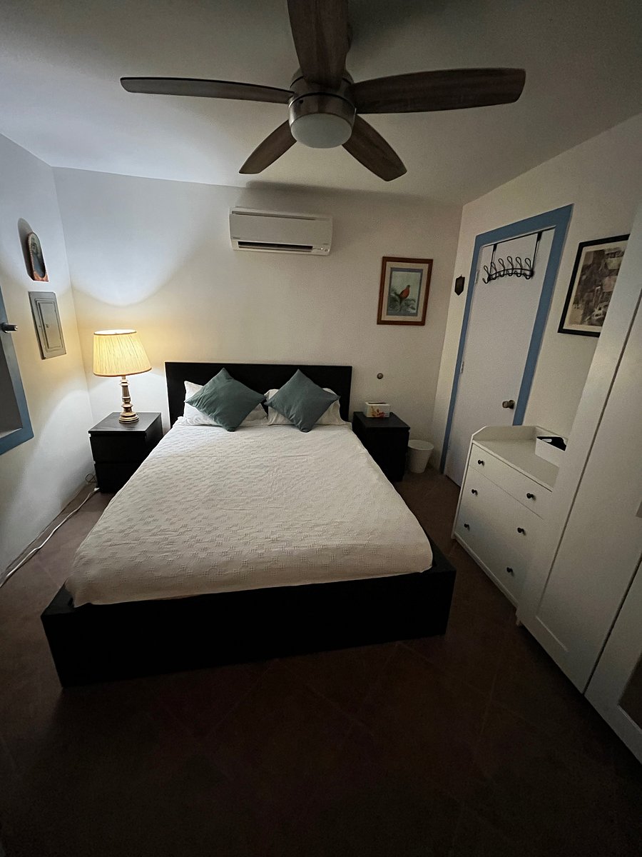 Bedroom,with queen size bed, plenty of storage, and comfortable