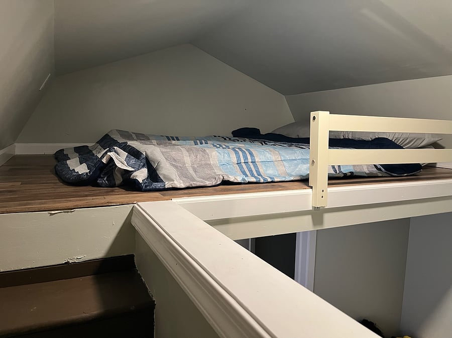 Lofted Sleeping Area