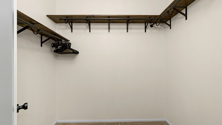 Master bedroom walk-in closet