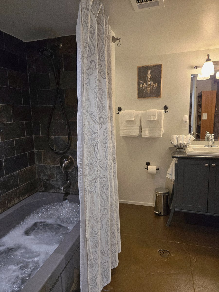 Bathroom with Jacuzzi Tub and Heated Bidet Toilet Seat