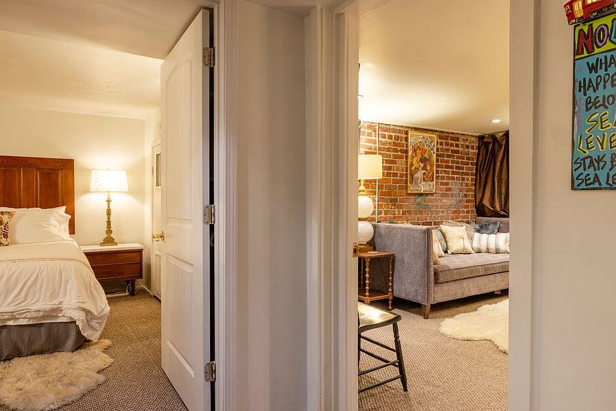 Hall Looking into Bedroom and Flex Room