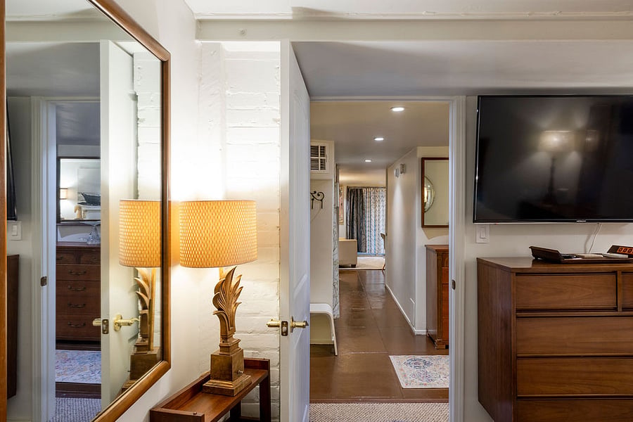 View from Bedroom Down Hall to
Kitchen/Den