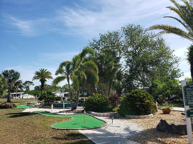 Putt putt mini golf newly remodeled.