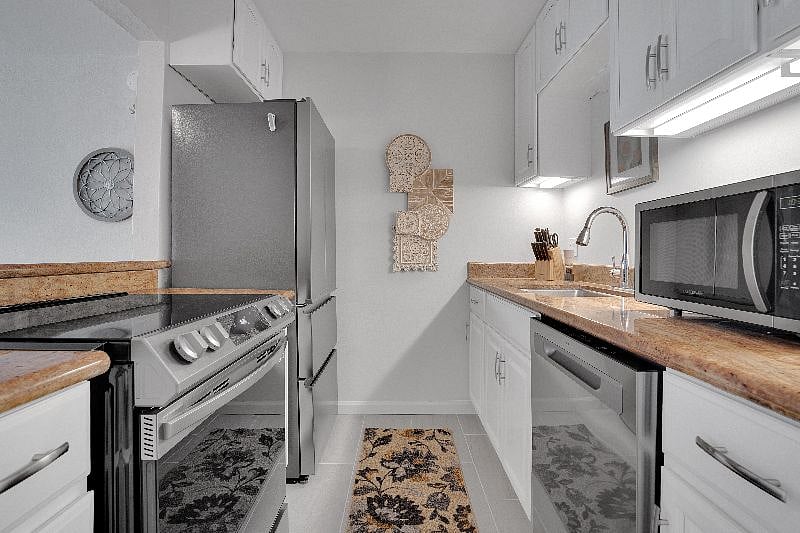 Luxury kitchen with all appliances you need.