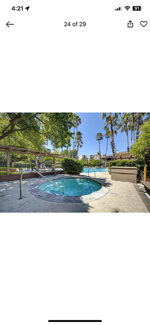 Here's just one of THREE hot tubs in this community.