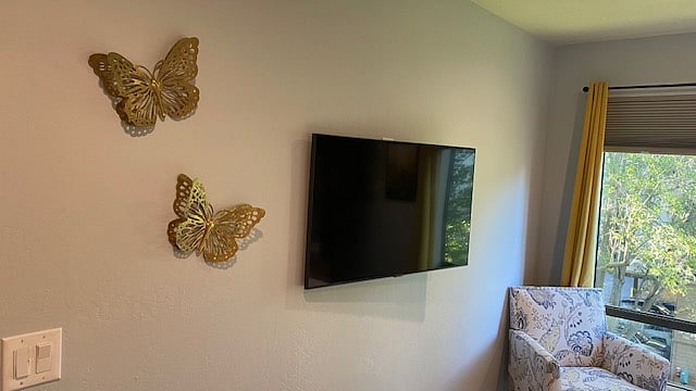 Smart TVs in each bedroom.