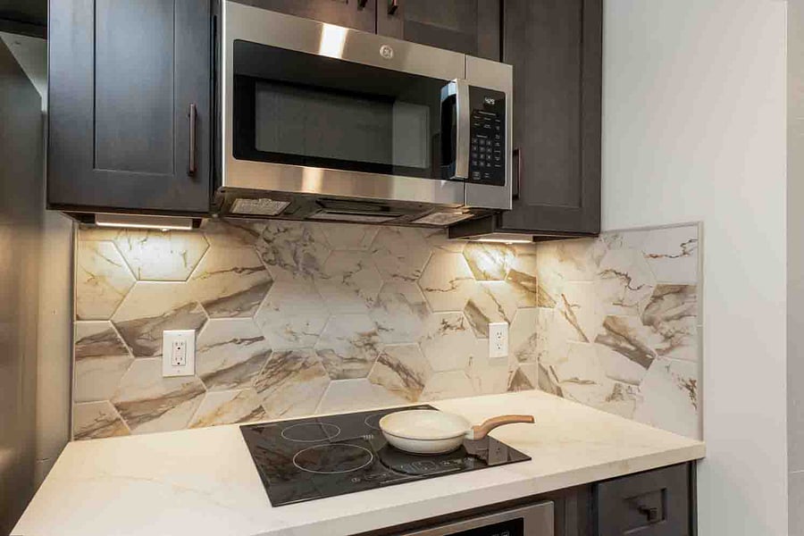 Enjoy the energy efficient induction cooktop!