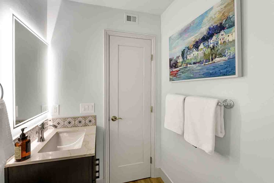 Full bathroom remodel.