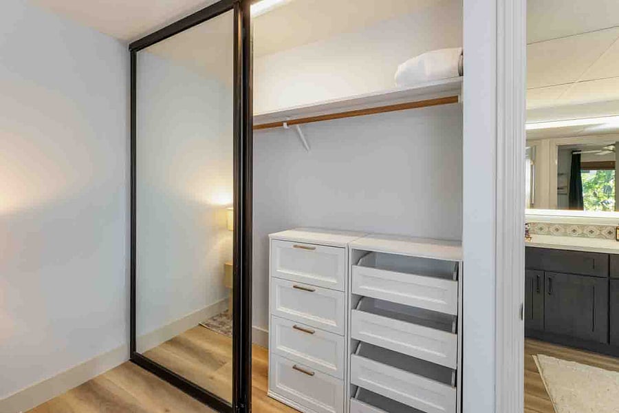 Custom closet.