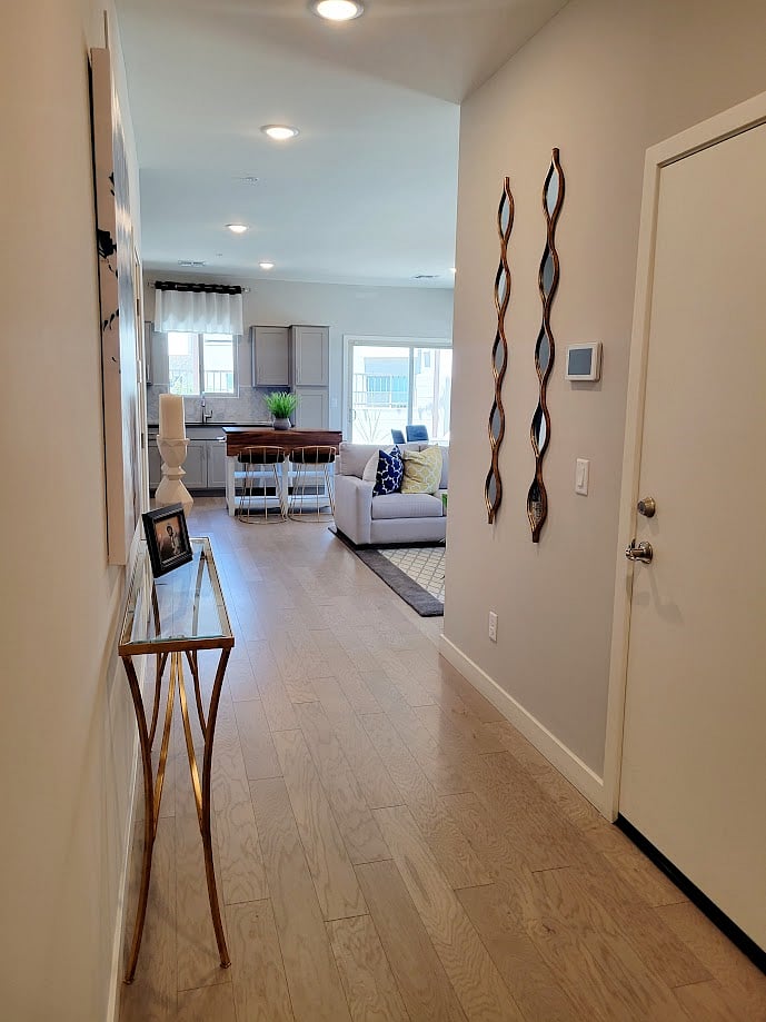 Entry Hall with attached 1 car garage