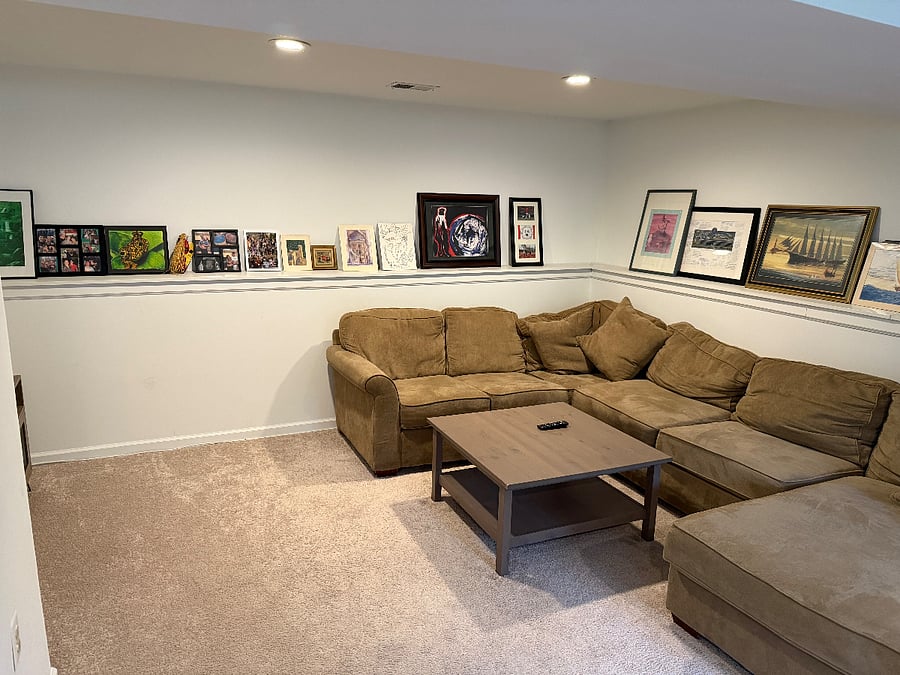 Downstairs TV room