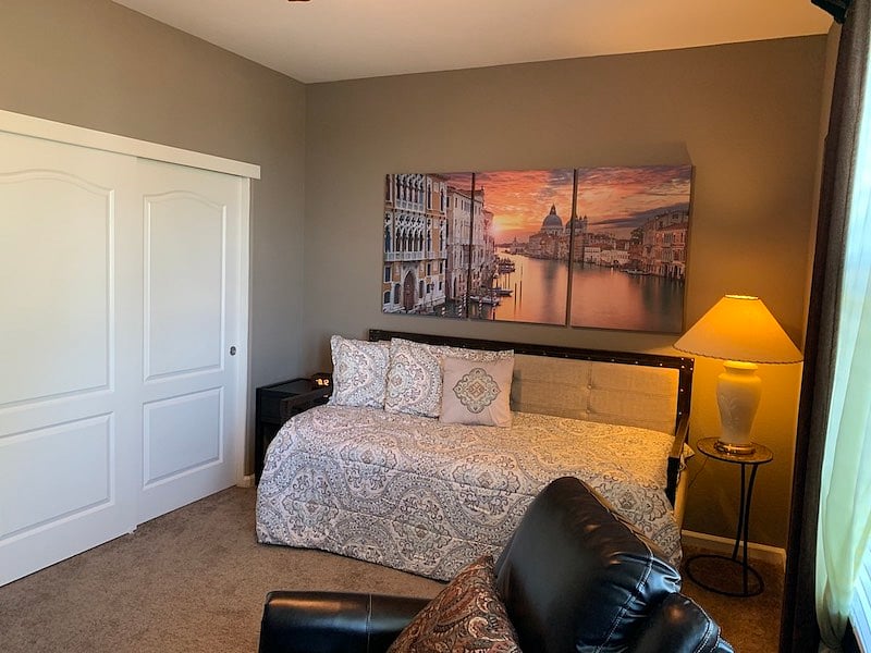 Large double door closet