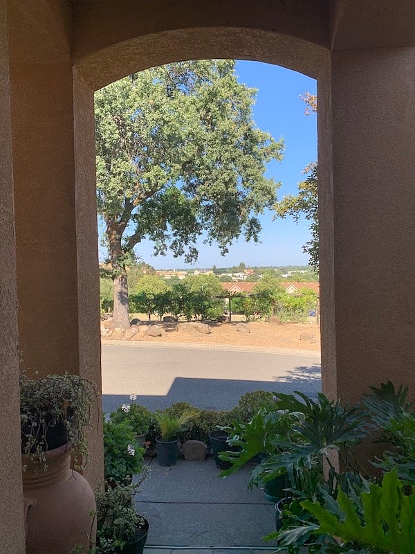 View from front door