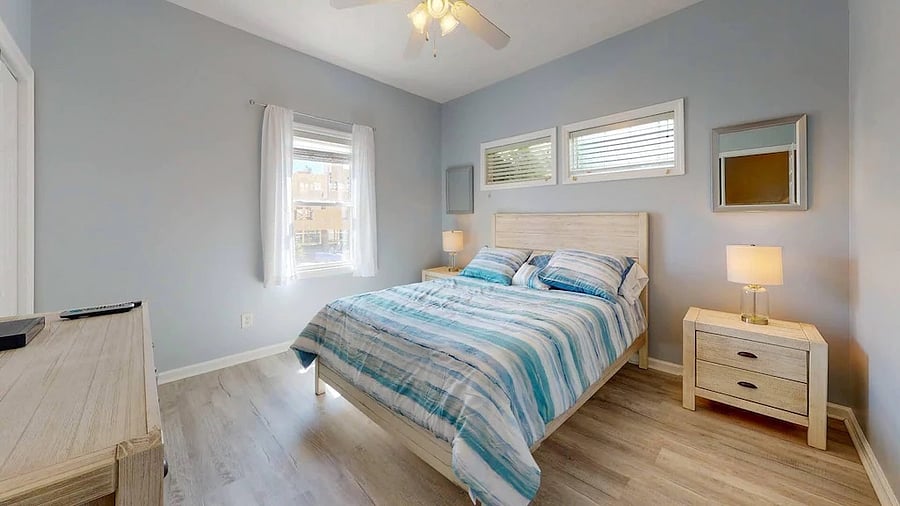 Queen Bedroom on lower level