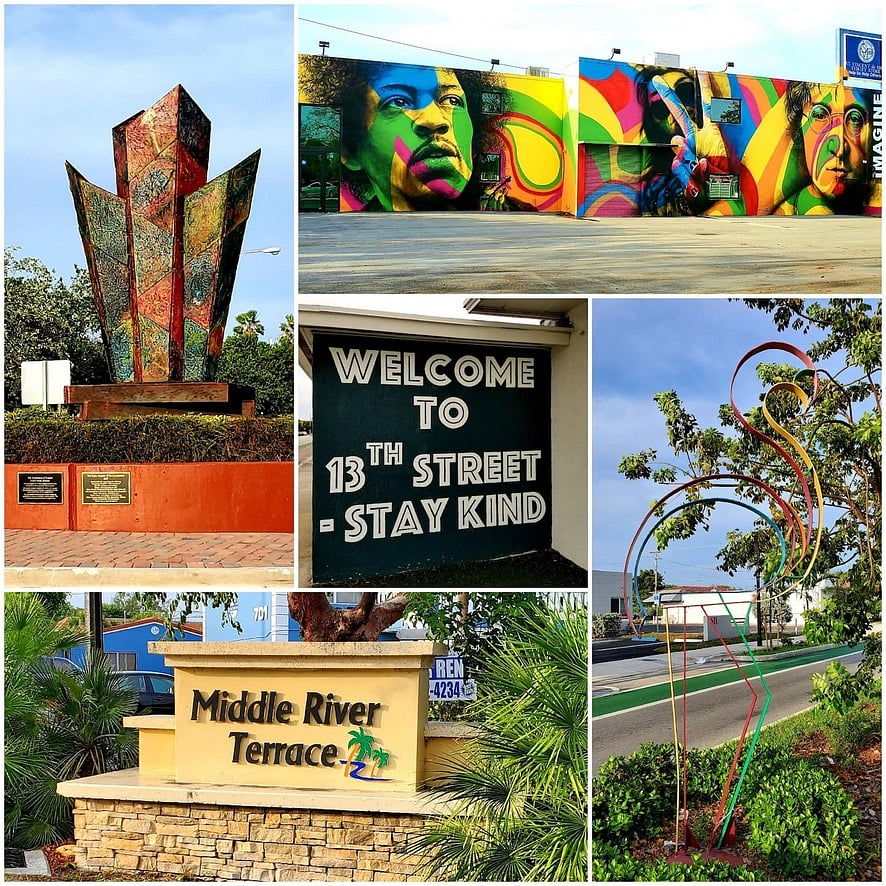 Hip 13th street area close to Wilton Manors LGBT night life
