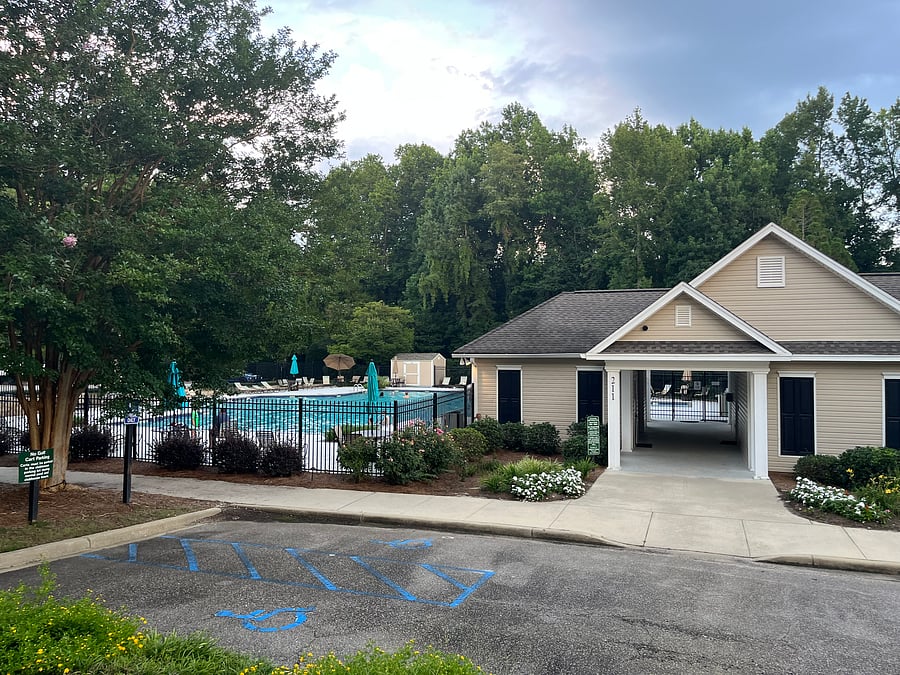 Club house and pool