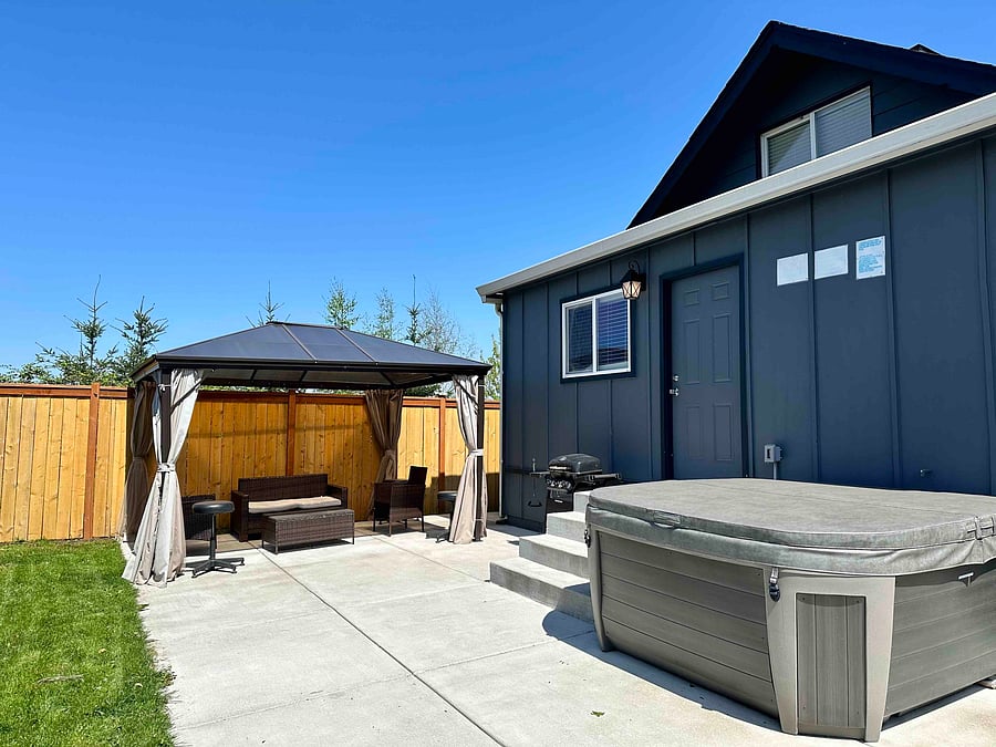 Hot Tub and Gazebo