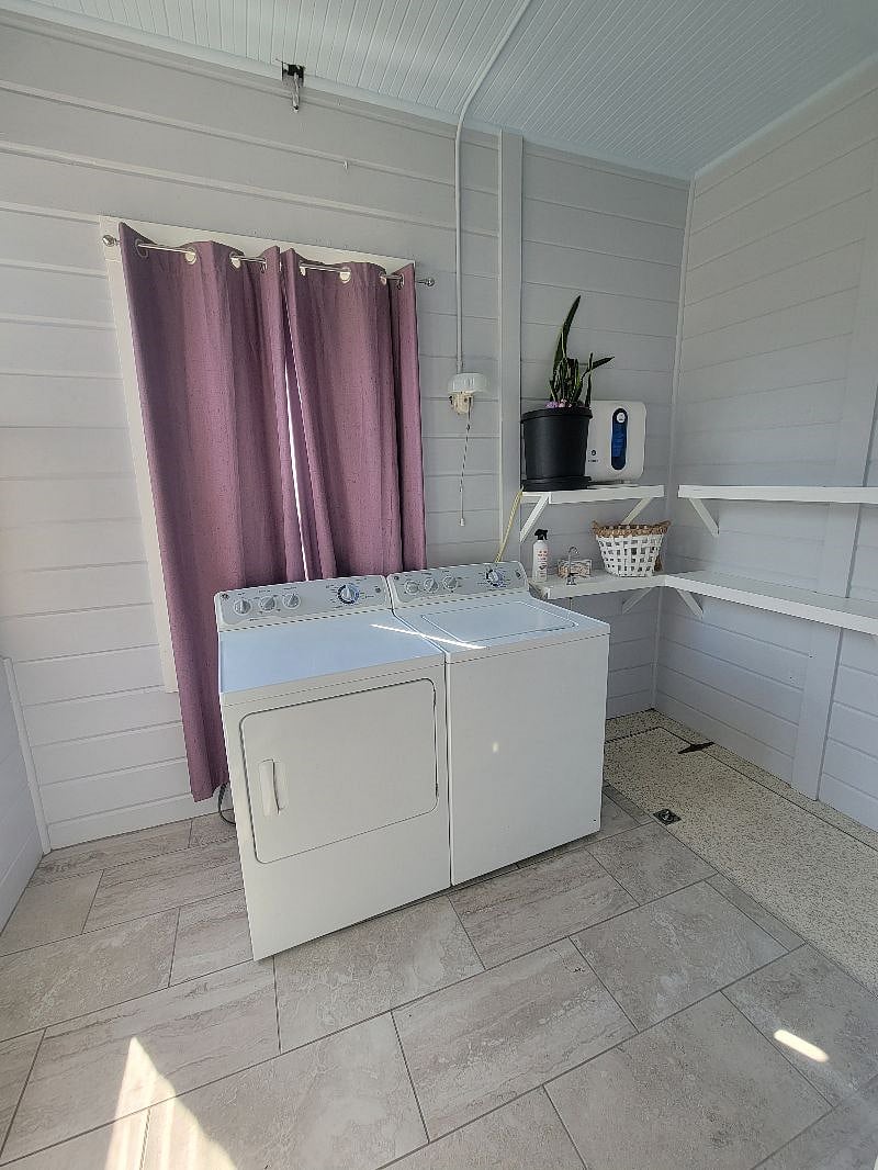 Laundry room & water filter system