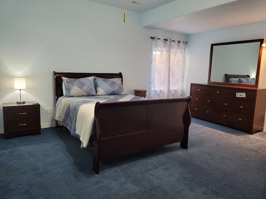 Blue Bedroom, Queen Bed.
