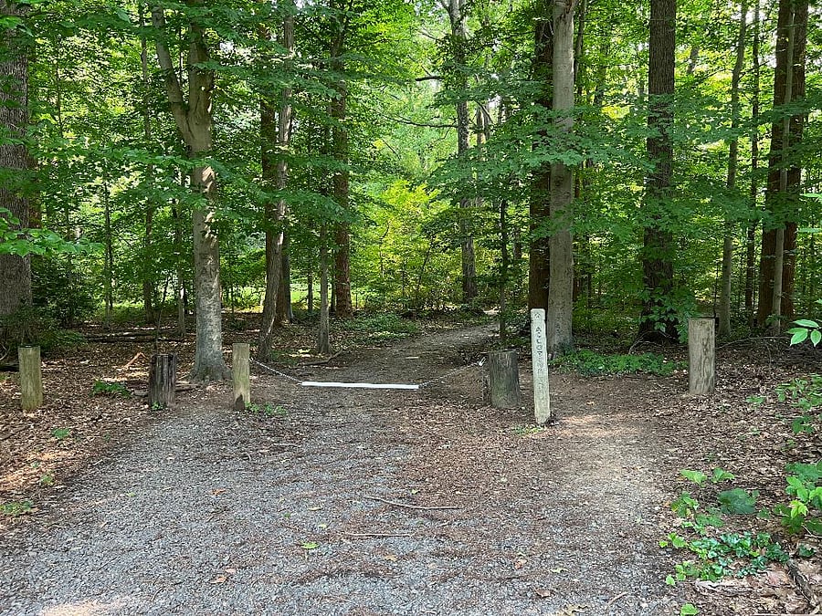 Neighborhood Lake and Trail entrance - a few houses down the street