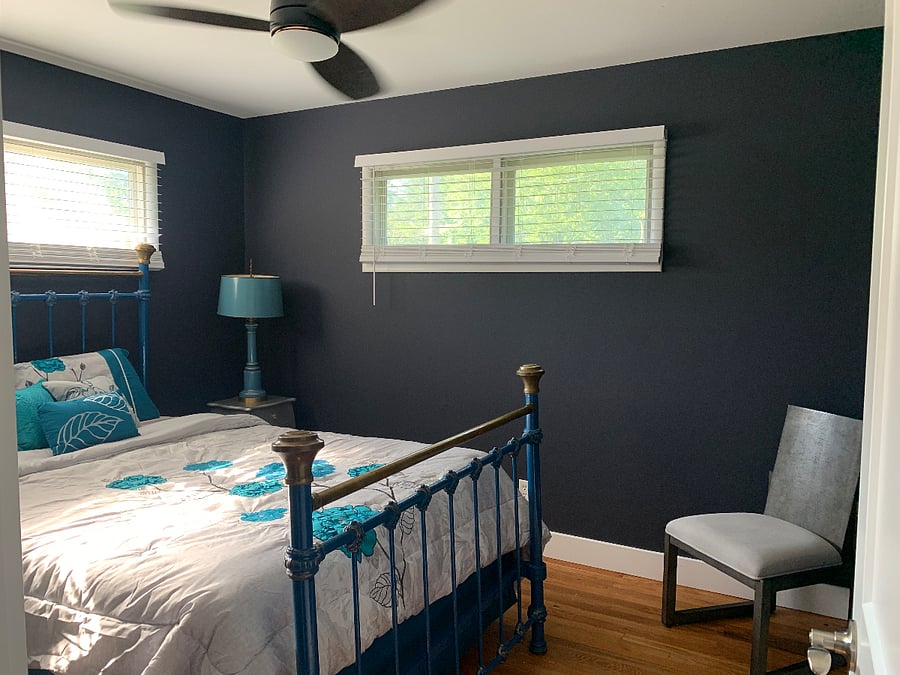 BR#2 - on the back side of the home with great natural light from the windows overlooking side and back yard.