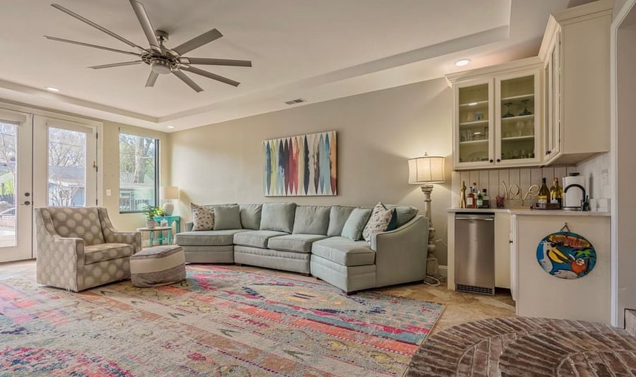 Sun room with wet bar + ice machine (sonic ice)