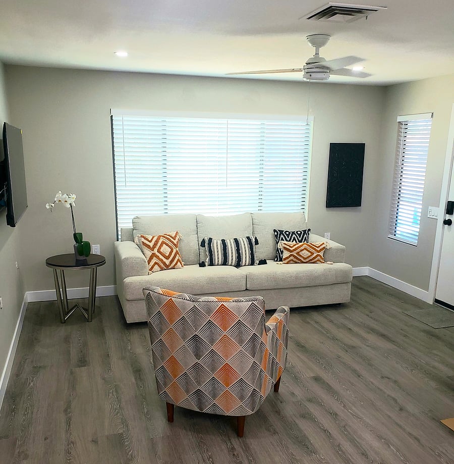 New furnishings,(note 2nd side chair was on backorder)