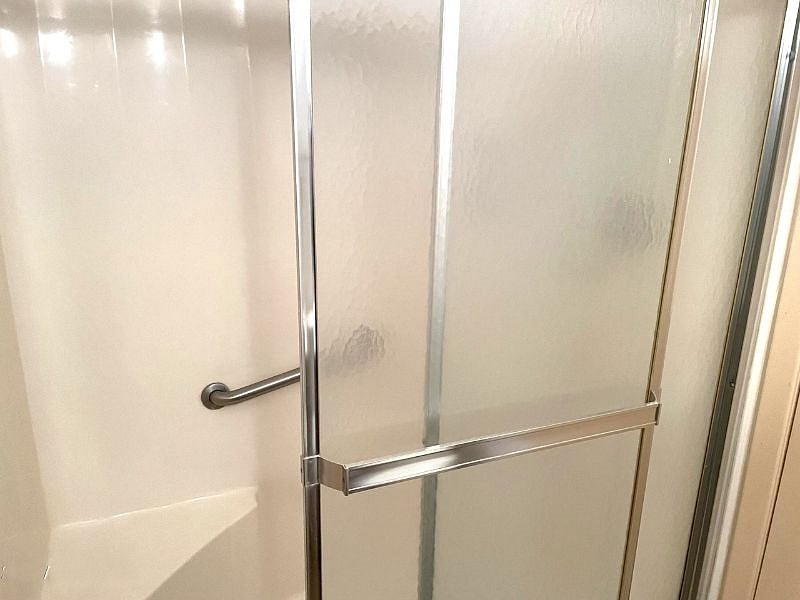 Primary walk-in shower