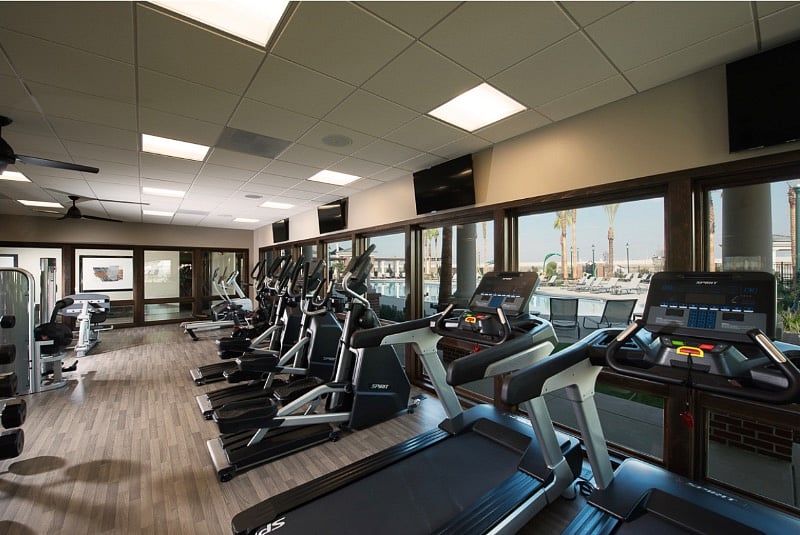 Clubhouse fitness center
