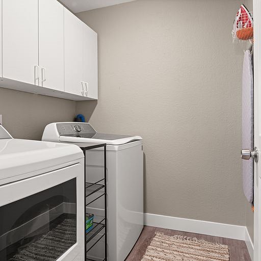 Brand new washer and dryer in this inviting laundry room