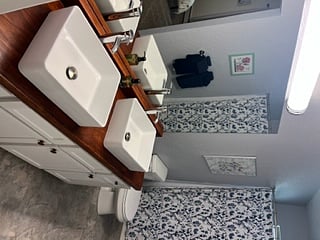 Full bath with tub and shower